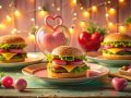 Valentine with Polony Hamburgers