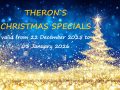 Theron`s Christmas SPECIALS 2025